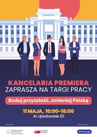 Zdjęcie artykułu Targi Pracy w Kancelarii Premiera już 11 maja!